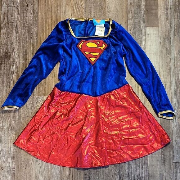 Superman Superhero Costume Kid's Size Medium - Picture 2 of 10